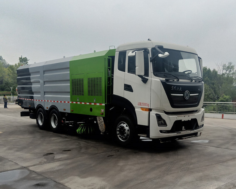 清洗掃路專家：推薦東風天龍後雙橋22方洗掃車